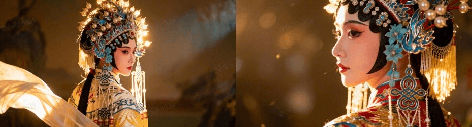 First frame input — Peking Opera performer