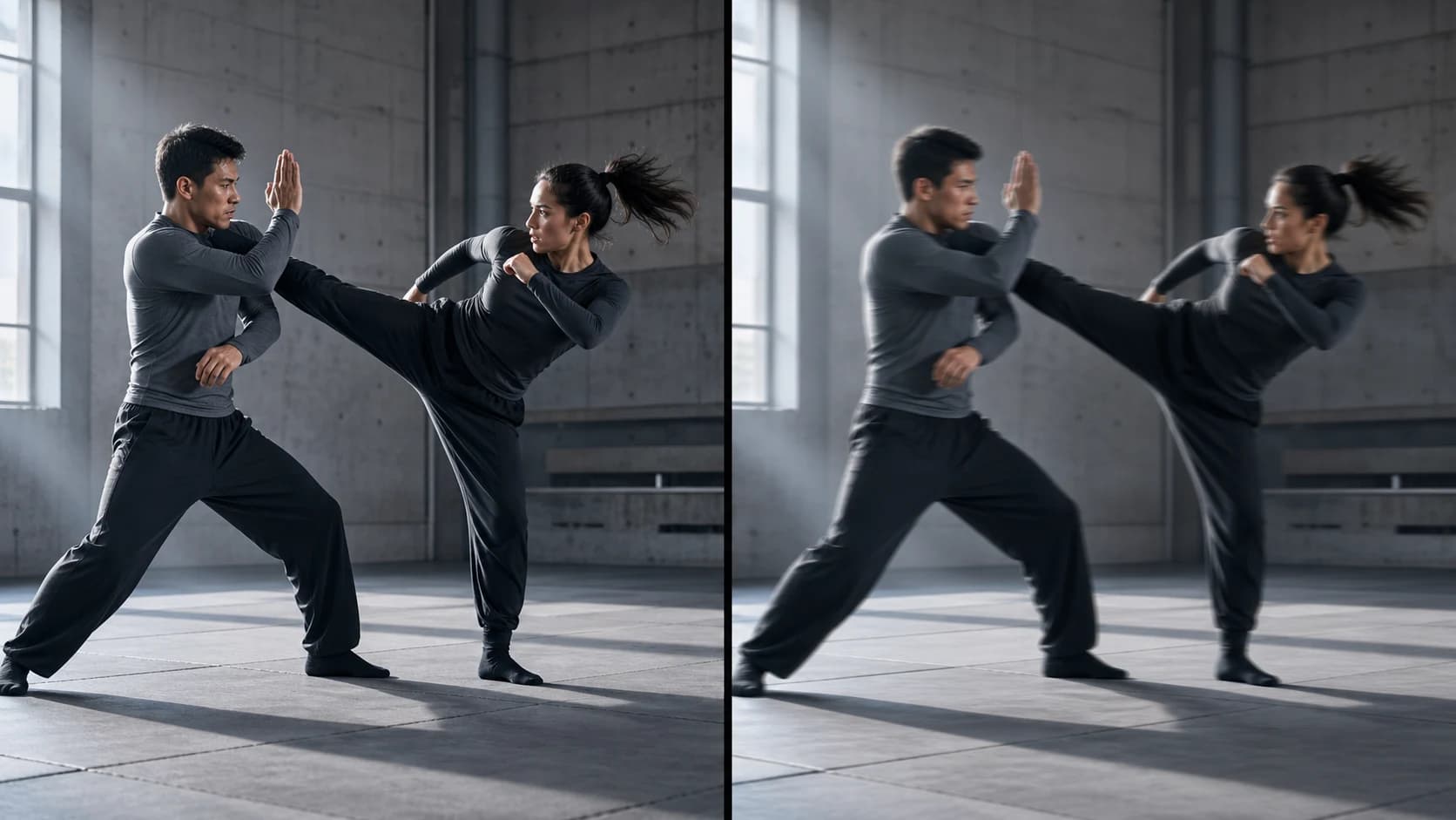 Seedance 2.0 vs Seedance 2.5 fighting test, 2.5 gets blurry during fast motion Seedance 2.0 vs Seedance 2.5 fighting test, 2.5 gets blurry during fast motion